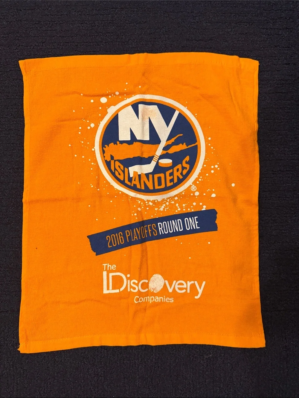 New York Islanders orange Playoffs Rally Towel